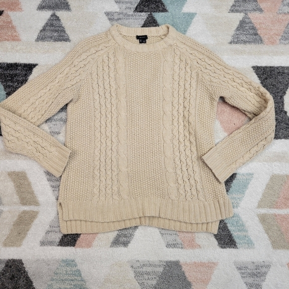 Theory Sweater Innis Aria in Oatmeal (Natural) Size Medium - Picture 1 of 10
